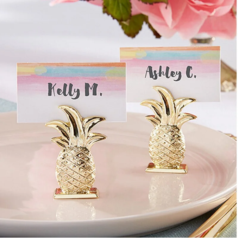 150pcs Mini Gold Pineapple Table Place Card Holder Name Number Menu Stand For Wedding Favor Party Event Party Decoration
150pcs Mini Gold Pineapple Table Place Card Holder Name Number Menu Stand For Wedding Favor Party Event Party Decoration