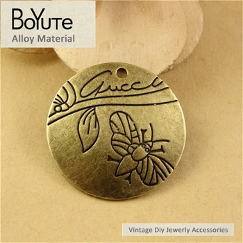 BoYuTe (60 Pieces/Lot) 28MM Antique Bronze Plated Zinc Alloy Materials Insect Round Charms for Jewelry Findings Accessories
BoYuTe (60 Pieces/Lot) 28MM Antique Bronze Plated Zinc Alloy Materials Insect Round Charms for Jewelry Findings Accessories
