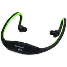 HUSOAR On-head Sport MP3 Player Wireless Headset Headphones Support Micro SD/TF Card+ FM Radio for iPhone Samsung HTC