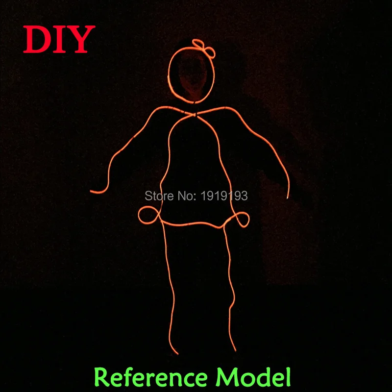10 Colors Light Up Matchstick Beauty Glisten for Glow In Dark Party Lighting EL Cable Rope Dance Party Accessory with Inverter
10 Colors Light Up Matchstick Beauty Glisten for Glow In Dark Party Lighting EL Cable Rope Dance Party Accessory with Inverter