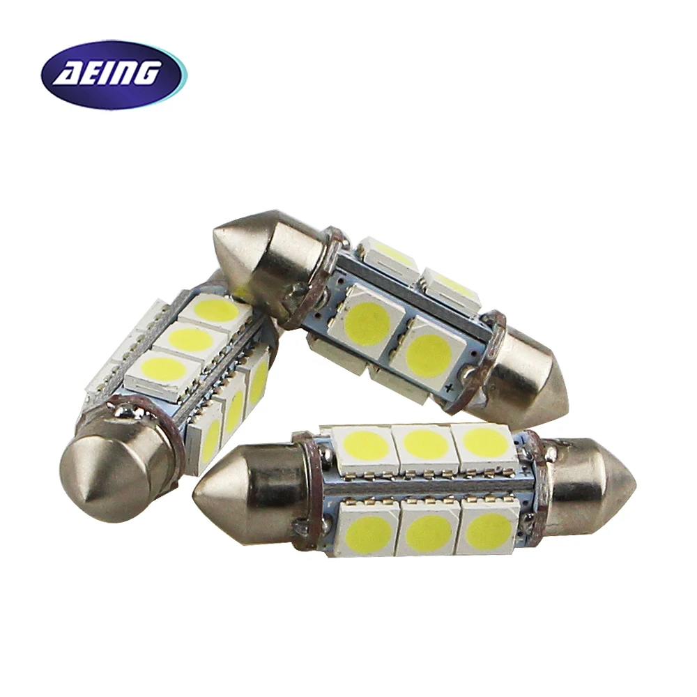 AEING 1*C5W Car Interior Dome Festoon LED Lights White 5050 Chip 360 degree Reading License Plate Lamp Bulbs 36mm/39mm/41mm/42mm
AEING 1*C5W Car Interior Dome Festoon LED Lights White 5050 Chip 360 degree Reading License Plate Lamp Bulbs 36mm/39mm/41mm/42mm