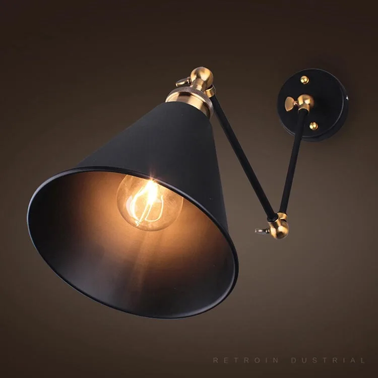 Modern Brief Retro Two Swing Arm Wall Lamp For Bedroom Bedside Adjustable Wall Mount Swing Arm Lamp with gold steering head
Modern Brief Retro Two Swing Arm Wall Lamp For Bedroom Bedside Adjustable Wall Mount Swing Arm Lamp with gold steering head