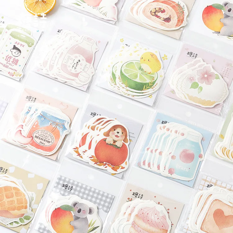 20 sets/1 lot Memo Pads Stickers Delicious radio series Sticky Notes Escolar Papelaria School Supply Bookmark Notepad Label
20 sets/1 lot Memo Pads Stickers Delicious radio series Sticky Notes Escolar Papelaria School Supply Bookmark Notepad Label