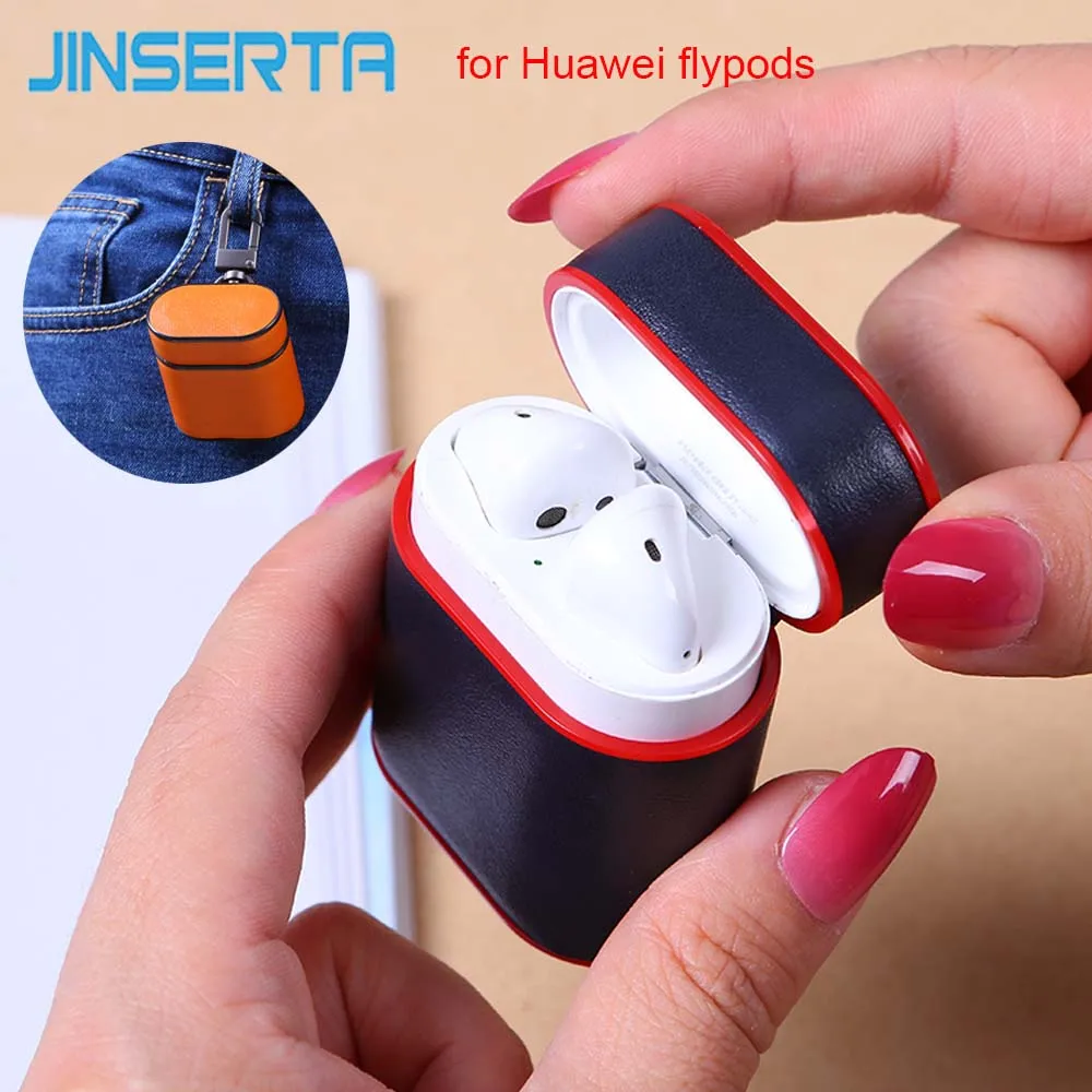 JINSERTA For Huawei Flypods Accessories PU Leather Earphone Case for Wireless Bluetooth Earphone Cover for FlyPods Dropshippimg
JINSERTA For Huawei Flypods Accessories PU Leather Earphone Case for Wireless Bluetooth Earphone Cover for FlyPods Dropshippimg