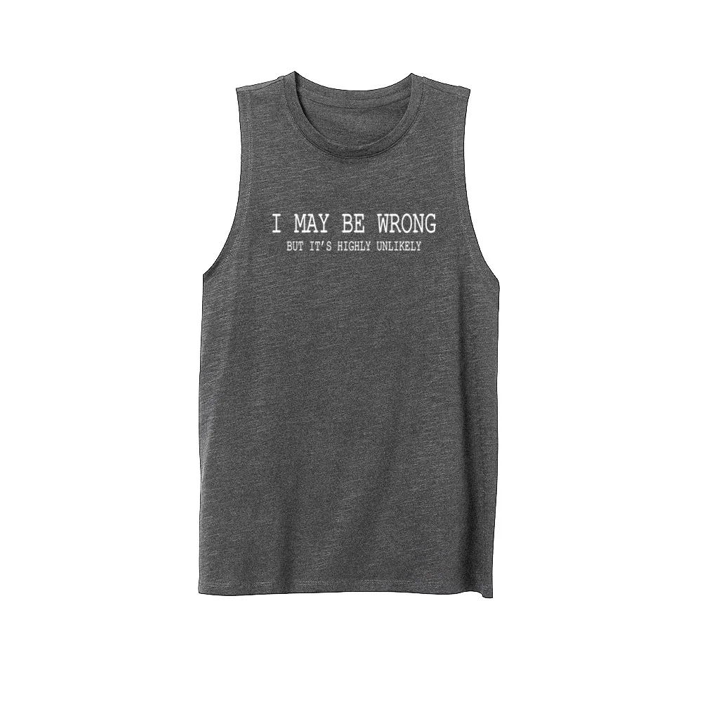 Womens I May Be Wrong Funny Workout Fitness Casual Tank Vest Sleveless Tops Shirts
Womens I May Be Wrong Funny Workout Fitness Casual Tank Vest Sleveless Tops Shirts