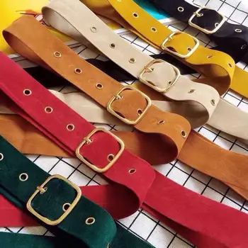 New Fashion Waistband Retro Suede Wide Waist Belt Large Square Buckle Strap Clothes Decor Waistband
New Fashion Waistband Retro Suede Wide Waist Belt Large Square Buckle Strap Clothes Decor Waistband
