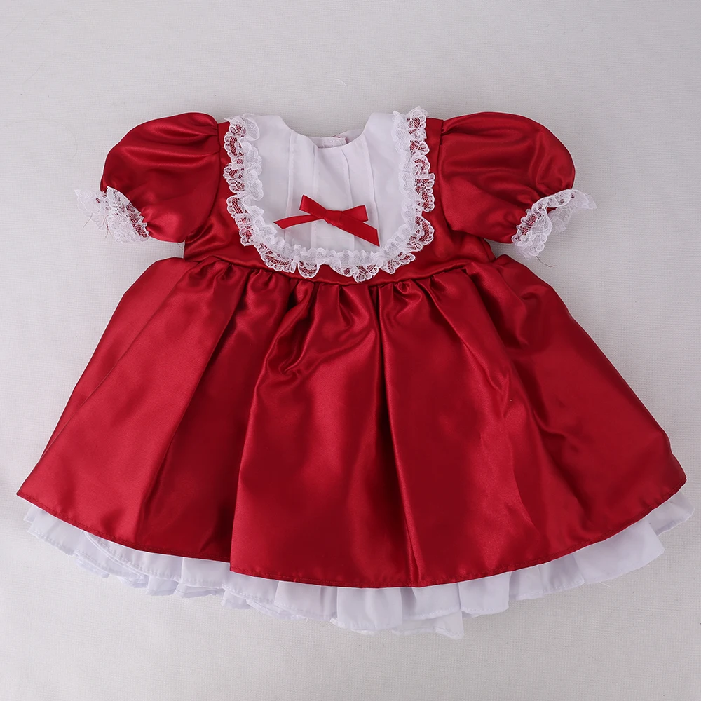 NPKDOLL Reborn Baby Doll Clothes 0-3 month Girl Princess Dress Red Soft 2018 Summer Red Marriage Sets Clothing lol
NPKDOLL Reborn Baby Doll Clothes 0-3 month Girl Princess Dress Red Soft 2018 Summer Red Marriage Sets Clothing lol