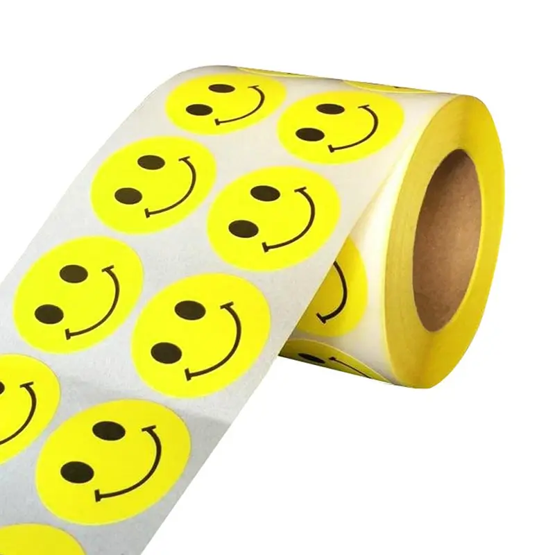 Smart Sticker Yellow Smiley Happy Stickers 1" Round Circle Retail Labels 1,000 Total
Smart Sticker Yellow Smiley Happy Stickers 1" Round Circle Retail Labels 1,000 Total