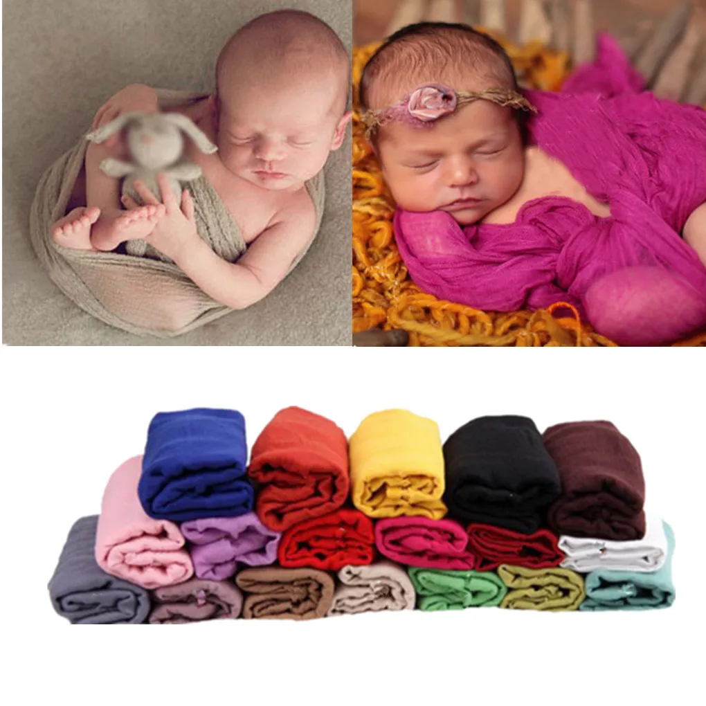 2019 New 17 Colors Newborn Photography Props Infant Costume Outfit Long Soft Baby Blankets Wrap Sleeping Blanket
2019 New 17 Colors Newborn Photography Props Infant Costume Outfit Long Soft Baby Blankets Wrap Sleeping Blanket