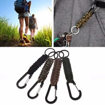 EDC Climb Keychain Tactical Outdoor Survival Tool Carabiner Hook Parachute Cord J02
EDC Climb Keychain Tactical Outdoor Survival Tool Carabiner Hook Parachute Cord J02