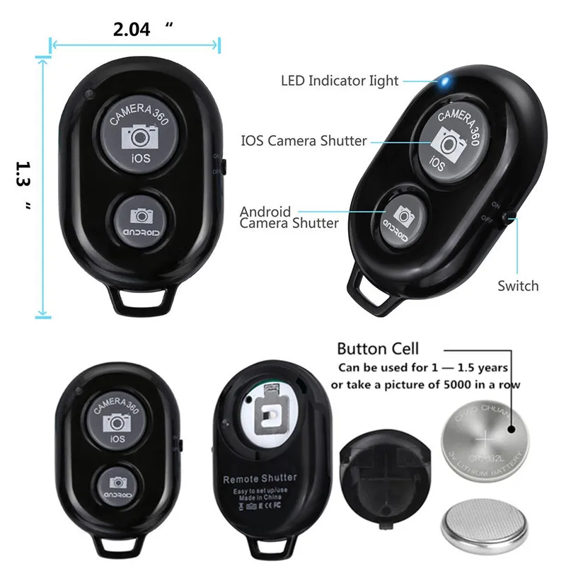 FGHGF Universal Car Mini Flexible Tripod+Bluetooth Remote Shutter For iPhone Mini Portable Selfie phone Stand Clip for redmi 4X FGHGF Universal Car Mini Flexible Tripod+Bluetooth Remote Shutter For iPhone Mini Portable Selfie phone Stand Clip for redmi 4X