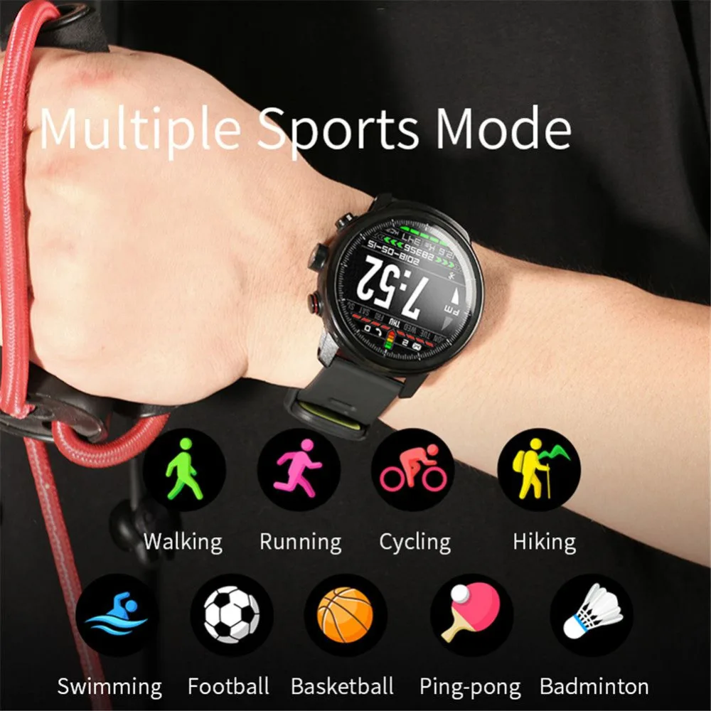 

L5 Smart Watch Heart Rate Monitor IP68 Waterproof Bluetooth Smartwatch Fitness Tracker Call Remind Pedometer Bluetooth Wristband