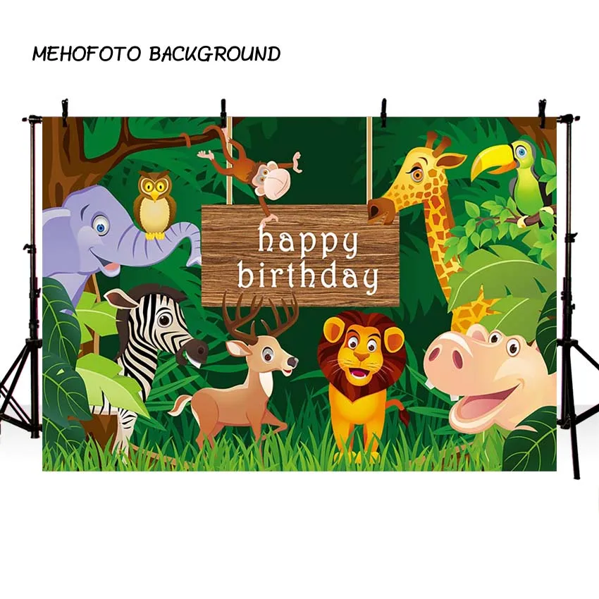 Photography backdrops Jungle Safari Themed animals birthday party banner photo background Baby Portrait Party photo studio
Photography backdrops Jungle Safari Themed animals birthday party banner photo background Baby Portrait Party photo studio