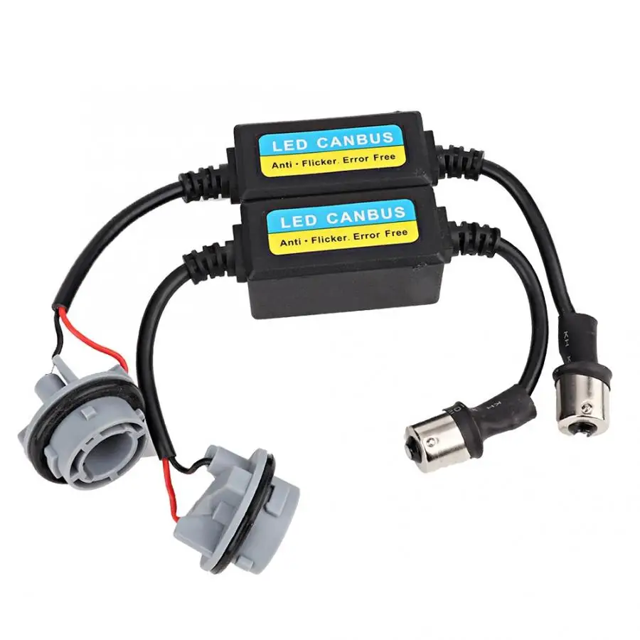 2pcs 1156 LED Canbus Headlight Decoder Device Anti-Flicker Resistors Error Canceller Car Accessories
2pcs 1156 LED Canbus Headlight Decoder Device Anti-Flicker Resistors Error Canceller Car Accessories