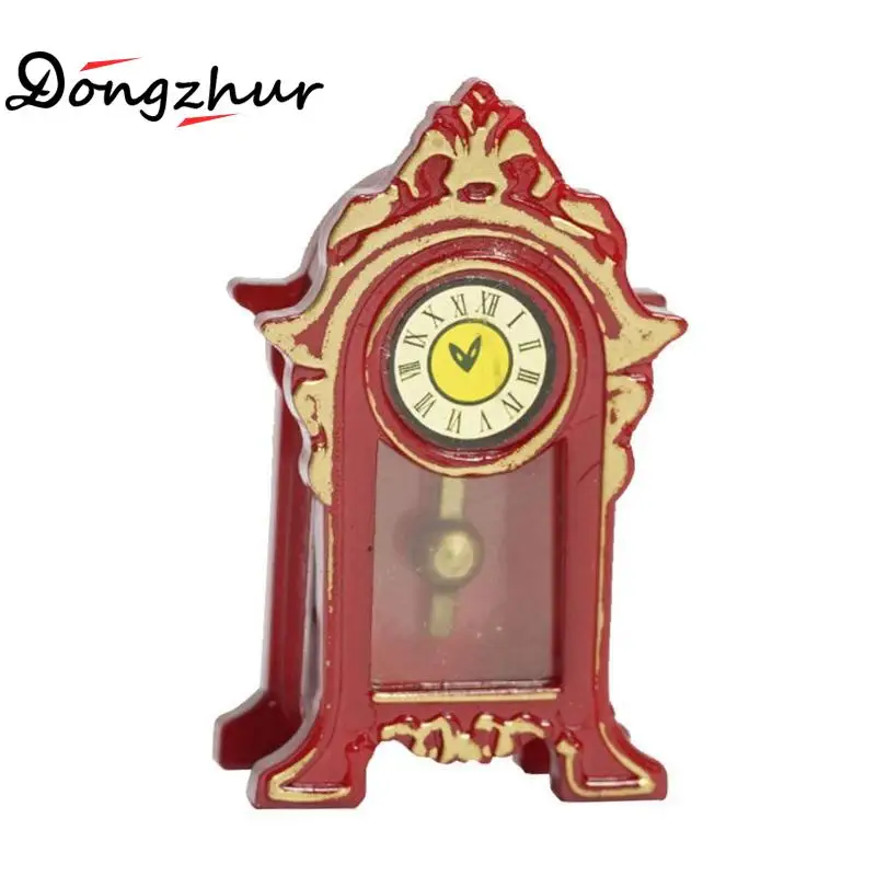 Миниатюрный Кукольный домик Dongzhur аксессуары для 1:12 винтажные мини-часы