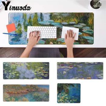 Yinuoda High Quality Monet Water Lilies Beautiful flower Mouse Mat Size for 180*220 200*250 250*290 300*900 and 400*900*2mm
Yinuoda High Quality Monet Water Lilies Beautiful flower Mouse Mat Size for 180*220 200*250 250*290 300*900 and 400*900*2mm