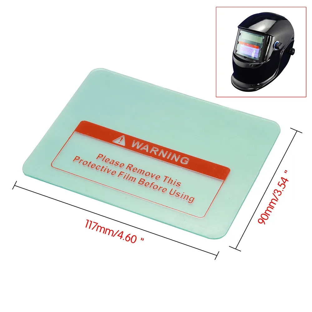 2pcs PC Inside protective plastic lens cover of auto darkening welding mask/welding filter/welding helmet/welder filter 117*90m
2pcs PC Inside protective plastic lens cover of auto darkening welding mask/welding filter/welding helmet/welder filter 117*90m