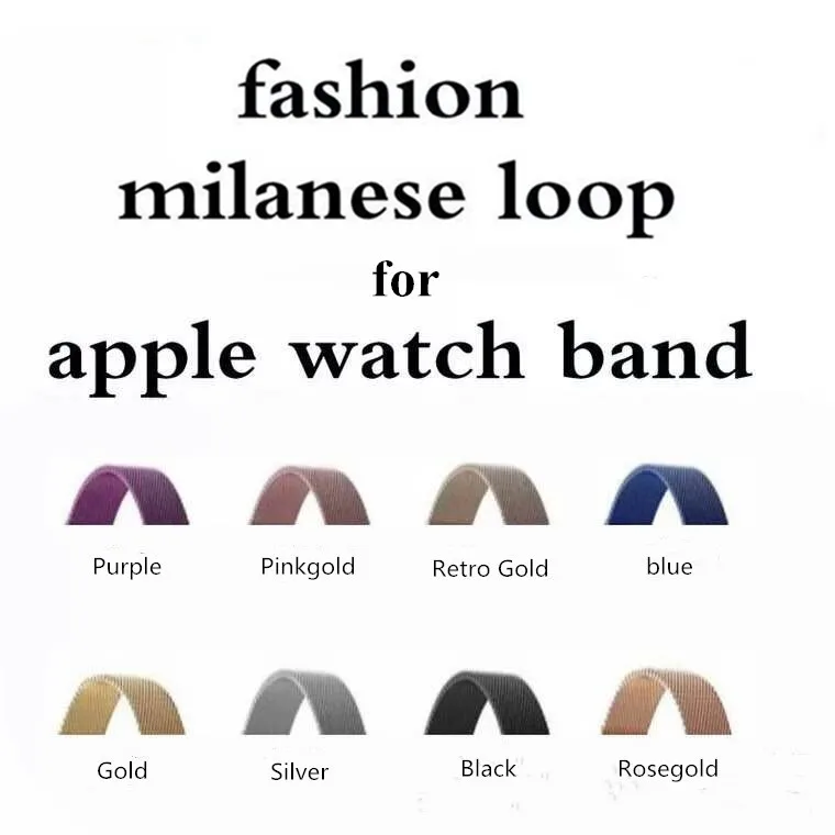 Stainless Steel Milanese Loop for Apple Watch Band 4 40mm 44mm 38mm 42mm Link Bracelet Strap for iwatch 1 2 3
Stainless Steel Milanese Loop for Apple Watch Band 4 40mm 44mm 38mm 42mm Link Bracelet Strap for iwatch 1 2 3