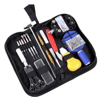 147 PCS Watch Repair Tool Kit Case Opener Spring Bar Watch Band Link Tool Set Replace Watch Battery Helper Multifunctional Tools
147 PCS Watch Repair Tool Kit Case Opener Spring Bar Watch Band Link Tool Set Replace Watch Battery Helper Multifunctional Tools