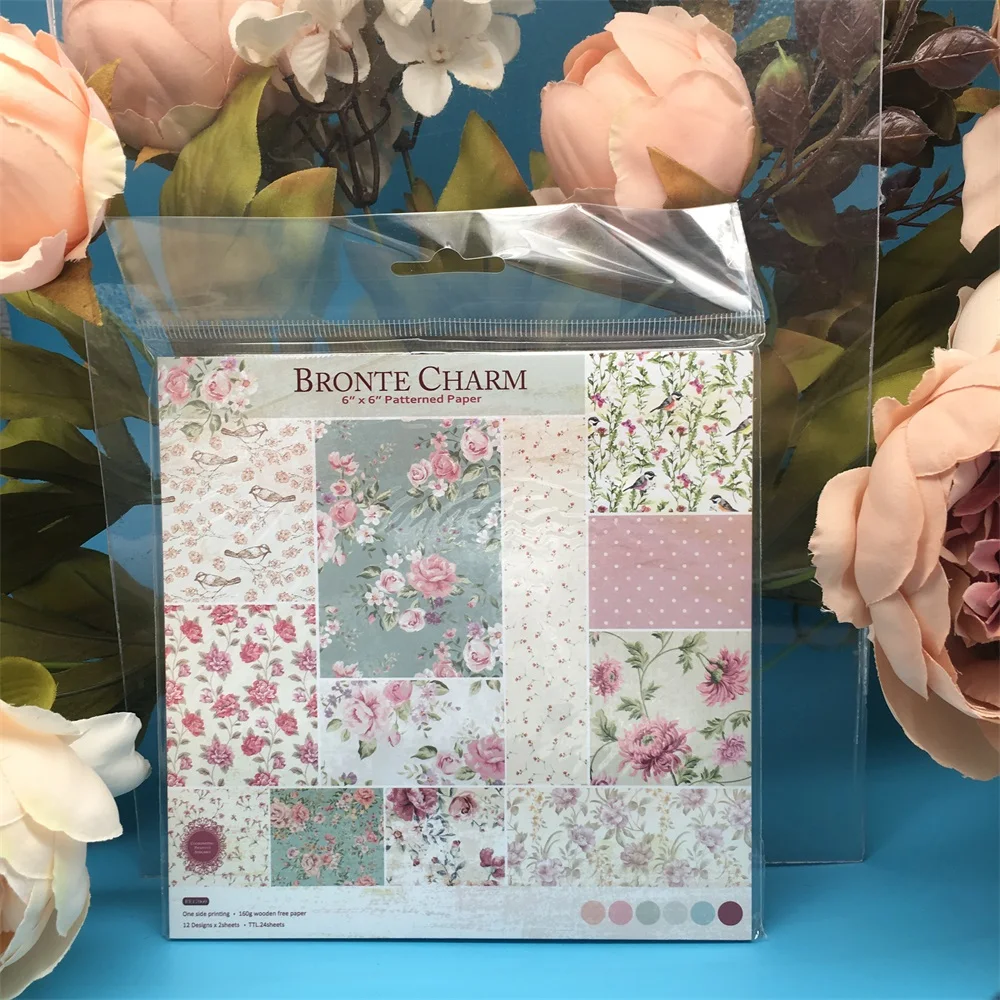 24pcs/Pack 6*6inch Bronte Charm Patterned Paper Pack Scrapbooking DIY Planner Card Making Journal Project Letter Pad
24pcs/Pack 6*6inch Bronte Charm Patterned Paper Pack Scrapbooking DIY Planner Card Making Journal Project Letter Pad