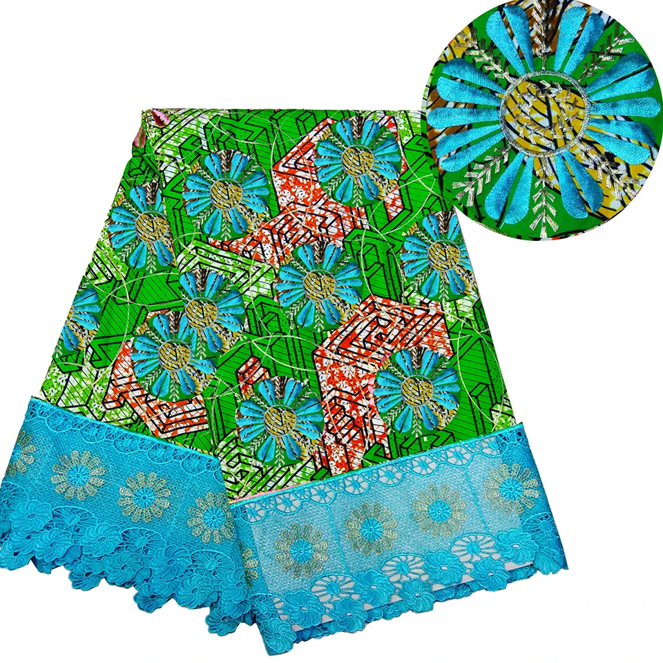 2017 New African wax embroideried lace fabrics high quality Ankara wax Lace fabrics for Nigeria wedding Party LBLDLW-38
2017 New African wax embroideried lace fabrics high quality Ankara wax Lace fabrics for Nigeria wedding Party LBLDLW-38