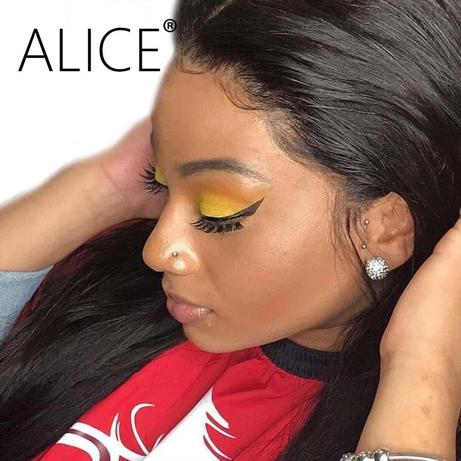 ALICE Straight Lace Front Wig Glueless Lace Front Human Hair Wigs With Baby Hair 130% Remy Pre Plucked 13x4 Lace Front Wigs
ALICE Straight Lace Front Wig Glueless Lace Front Human Hair Wigs With Baby Hair 130% Remy Pre Plucked 13x4 Lace Front Wigs