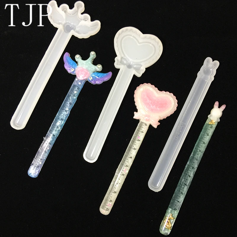 TJP New Rabbit heart crown ruler Transparent Silicone Mould Resin Decorative Craft DIY Type epoxy molds for jewelry
TJP New Rabbit heart crown ruler Transparent Silicone Mould Resin Decorative Craft DIY Type epoxy molds for jewelry