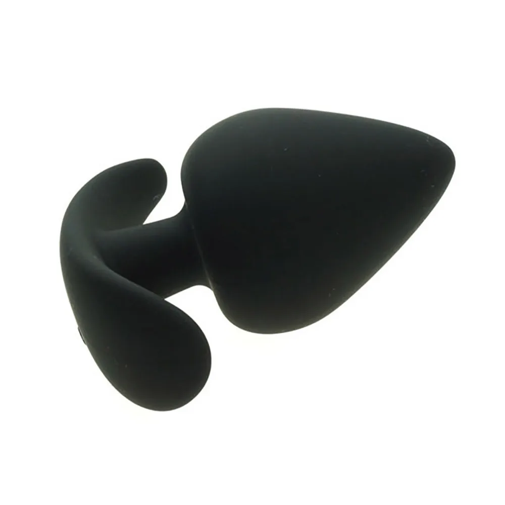 3Pcs Anal Sex Toy Butt Plug Black Silicone Set Buttplug Adult Product