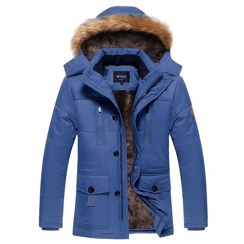 WOQN Thick Jacket Men 2017 Fashion Winter Trench Coats Men Jacket Fleece Hooded Mens Trench Coats Casual Hot Selling Plus Size
WOQN Thick Jacket Men 2017 Fashion Winter Trench Coats Men Jacket Fleece Hooded Mens Trench Coats Casual Hot Selling Plus Size