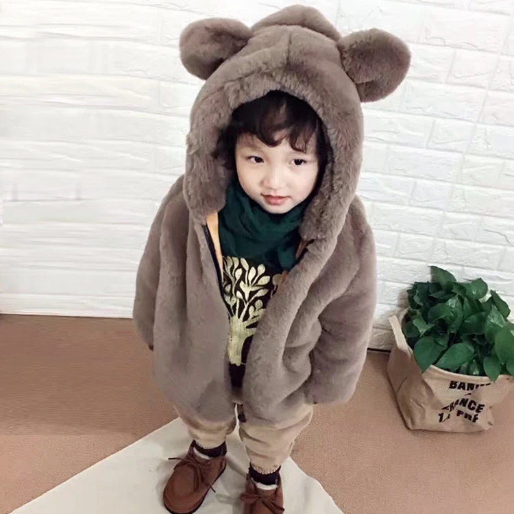 Hot Sale Girl Winter Loose Fluffy Bear Ear Hoodie Hooded Jacket Cute Boy thick Warm Outerwear korean style winter camel coat
Hot Sale Girl Winter Loose Fluffy Bear Ear Hoodie Hooded Jacket Cute Boy thick Warm Outerwear korean style winter camel coat