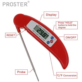 (Ship from AU)Digital Meat Thermometer Range -50 degree to +300 degree Cooking Food Kitchen BBQ Probe Water Milk Oil Liquid Oven
(Ship from AU)Digital Meat Thermometer Range -50 degree to +300 degree Cooking Food Kitchen BBQ Probe Water Milk Oil Liquid Oven