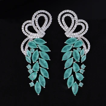 Luxury Women Irregular Waterdrop Tassel Cubic Zirconia Pierced Drop Dangle Earrings For Wedding Bridal Jewelry
Luxury Women Irregular Waterdrop Tassel Cubic Zirconia Pierced Drop Dangle Earrings For Wedding Bridal Jewelry