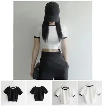 2020 Hot Sale Women Summer Crop Tops Skinny Slim Fit Short Sleeves Round Neck Pullover T-shirts MSJ99
2020 Hot Sale Women Summer Crop Tops Skinny Slim Fit Short Sleeves Round Neck Pullover T-shirts MSJ99