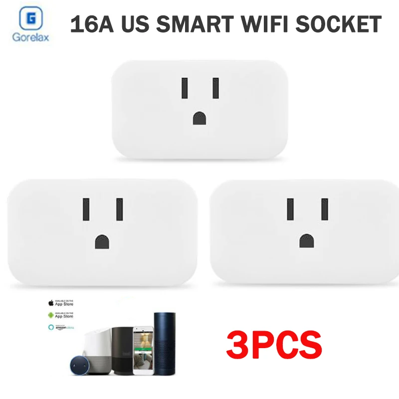 WIFI Smart Socket 16A US Plug 100-240V Smart Home Automation Wireless Socket With Timer Remote Control Work With Aleax Google
WIFI Smart Socket 16A US Plug 100-240V Smart Home Automation Wireless Socket With Timer Remote Control Work With Aleax Google