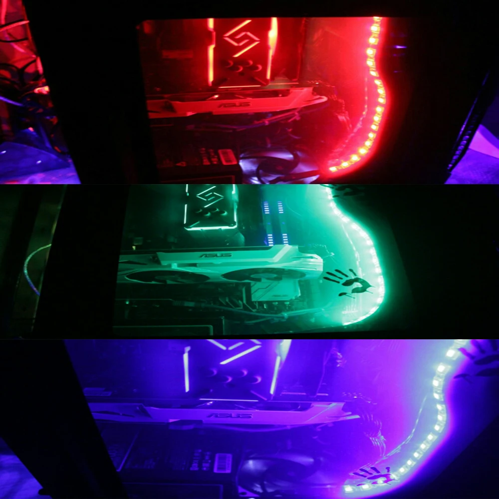 Контроллер SATA RGB 12 в пост. Тока с 17 клавишами беспроводной пульт дистанционного