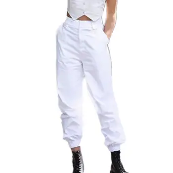 Women new fashion pockets Harem pants women cargo high waist pants loose trousers streetwear joggers female sweatpants
Women new fashion pockets Harem pants women cargo high waist pants loose trousers streetwear joggers female sweatpants