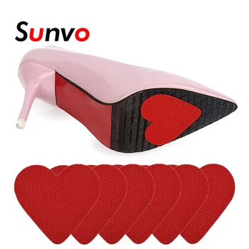 1pair Durable Anti-Slip Self-Adhesive Shoes Mat Non Slip Insole High Heel Sticker High Heel Sole Protector Rubber Pads Cushion