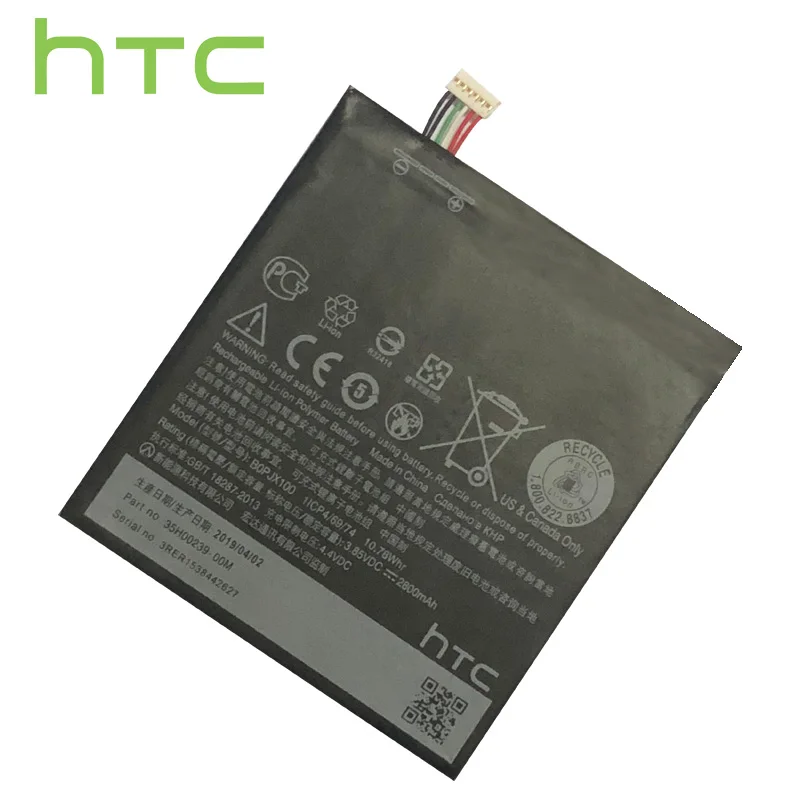 HTC Original High Quality 2800mAh B0PJX100 BOPJX100 (728 version) Replacement Battery For HTC Desire 728 Dual SIM 728 LTE 728G
HTC Original High Quality 2800mAh B0PJX100 BOPJX100 (728 version) Replacement Battery For HTC Desire 728 Dual SIM 728 LTE 728G