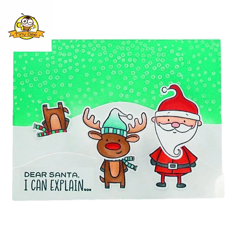 Merry Christmas Santa Claus Clear Stamps For Scrapbooking Seal Silicone Stamp Transparent Stamp Die Cut Album Sheets Decora
Merry Christmas Santa Claus Clear Stamps For Scrapbooking Seal Silicone Stamp Transparent Stamp Die Cut Album Sheets Decora