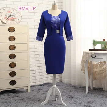 Plus Size Royal Blue 2019 Mother Of The Bride Dresses Sheath With Jacket Satin Lace Wedding Party Dress Mother Dress For Wedding
Plus Size Royal Blue 2019 Mother Of The Bride Dresses Sheath With Jacket Satin Lace Wedding Party Dress Mother Dress For Wedding