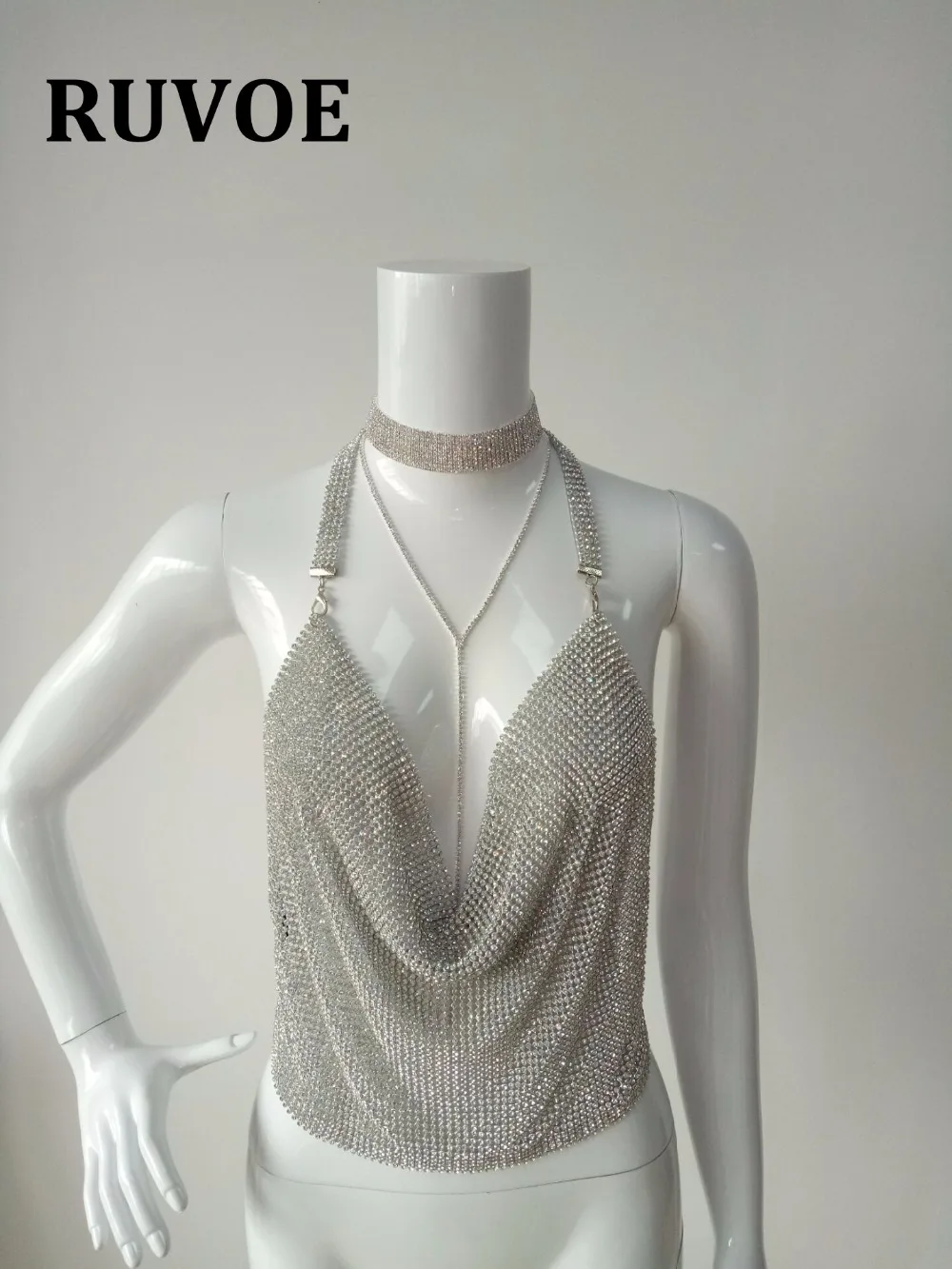 Hot Sale Kendall Jenner New Street Style Halter Straps Backless Sequined CRYSTAL cubwear Birthday Party Sexy Top Tanks & Camis
Hot Sale Kendall Jenner New Street Style Halter Straps Backless Sequined CRYSTAL cubwear Birthday Party Sexy Top Tanks & Camis