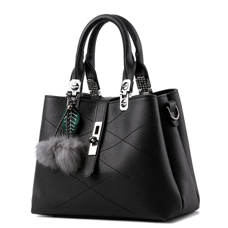 2018 PU Leather Women Top-Handle Bags Gray Black Large Capacity Designer Handbag High Quality Shoulder Bags Casual Tote Gifts
2018 PU Leather Women Top-Handle Bags Gray Black Large Capacity Designer Handbag High Quality Shoulder Bags Casual Tote Gifts