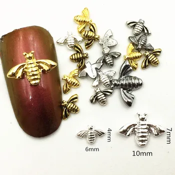 100pcs/bag New Japan Korea Metal Kawaii Bee Style Charm 3D Nail Art Sticker Decoration DIY Nail Tools Supplies
100pcs/bag New Japan Korea Metal Kawaii Bee Style Charm 3D Nail Art Sticker Decoration DIY Nail Tools Supplies