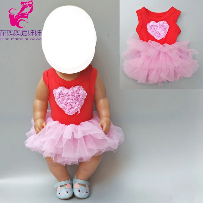 Dolls dress for 18 inch dolls pink lace dress for 43cm baby newborn doll clothes for doll baby girl new year gifts
Dolls dress for 18 inch dolls pink lace dress for 43cm baby newborn doll clothes for doll baby girl new year gifts