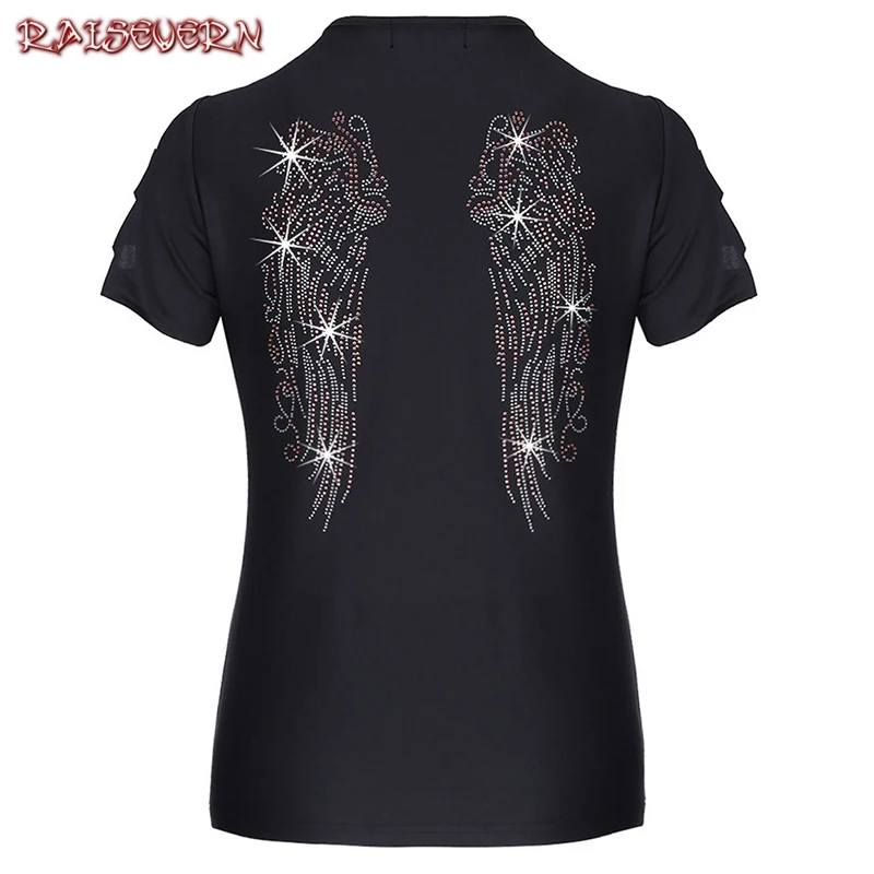 RAISEVERN 2019 New Harajuku Feather Printed Women Sequined T-shirts Casual Tee Tops Summer Short Sleeve Female T Shirt Women
RAISEVERN 2019 New Harajuku Feather Printed Women Sequined T-shirts Casual Tee Tops Summer Short Sleeve Female T Shirt Women