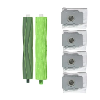 

Replacement Brushes Kit(2Pc Main Brush & 4Pc Dirt Disposal Bags)For Irobot Roomba I7 I7+/I7 Plus E5 E6 E7 Vacuum Cleaner
