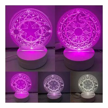 Card Captor Sakura Clear Card The Clow Magic 3d LED Night Light Lamp warm Gifts JA55
Card Captor Sakura Clear Card The Clow Magic 3d LED Night Light Lamp warm Gifts JA55