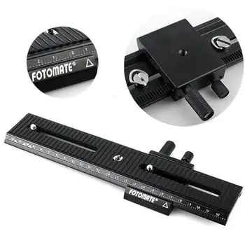 Camera accessories Fotomate LP-02 high quality 200mm Range 2-Way Macro Focusing Rail Slider Plate 1/4 Screw for DSLR Camera
Camera accessories Fotomate LP-02 high quality 200mm Range 2-Way Macro Focusing Rail Slider Plate 1/4 Screw for DSLR Camera