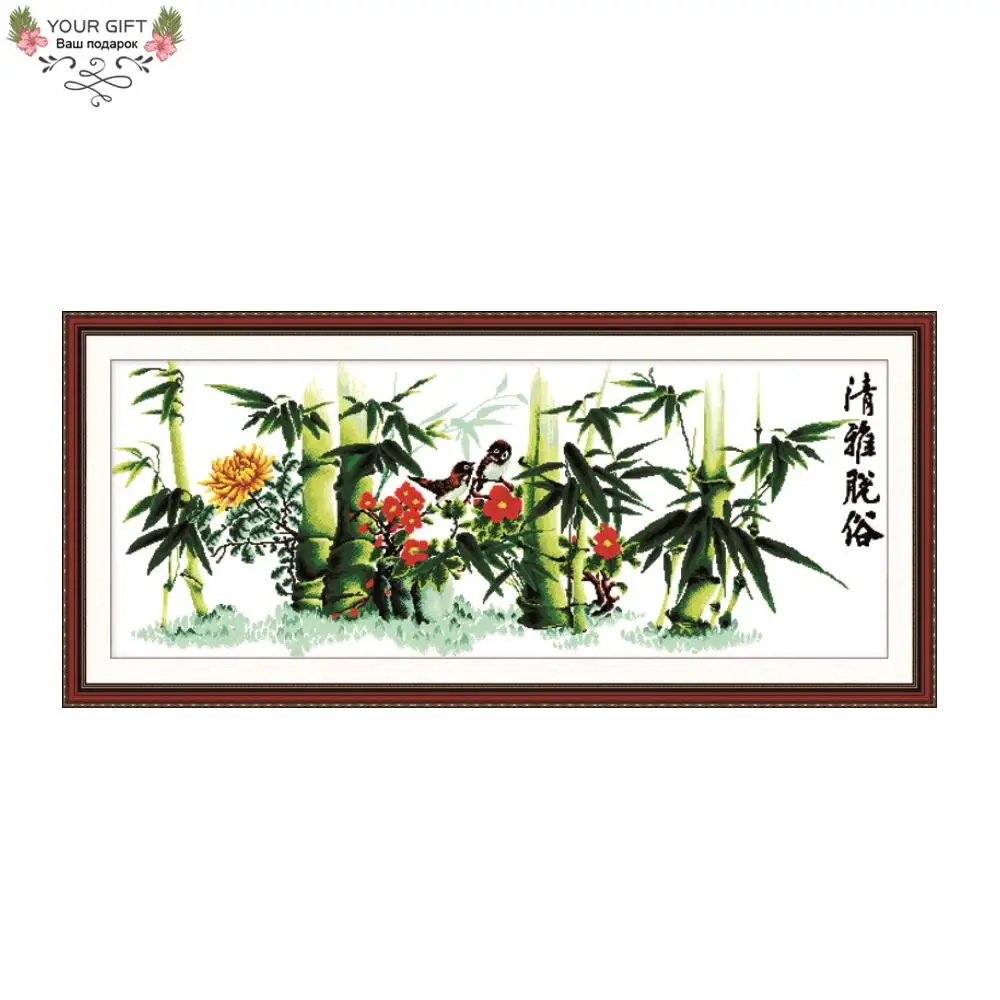 Joy Sunday F035 14CT 11CT подсчитанный и штампованный домашний декор китайская элегантность бамбуковый цветок вышивка наборы для вышивки крестиком
Joy Sunday F035 14CT 11CT подсчитанный и штампованный домашний декор китайская элегантность бамбуковый цветок вышивка наборы для вышивки крестиком