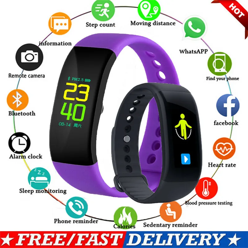 Waterproof Long Standby Sport Smart Watch Blood Pressure Heart Rate Monitor Bracelet Wristband for iOS8.0 and Android4.4 Above
Waterproof Long Standby Sport Smart Watch Blood Pressure Heart Rate Monitor Bracelet Wristband for iOS8.0 and Android4.4 Above